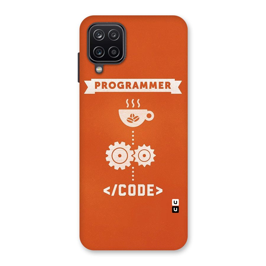 Programmer Coffee Code Back Case for Galaxy A12