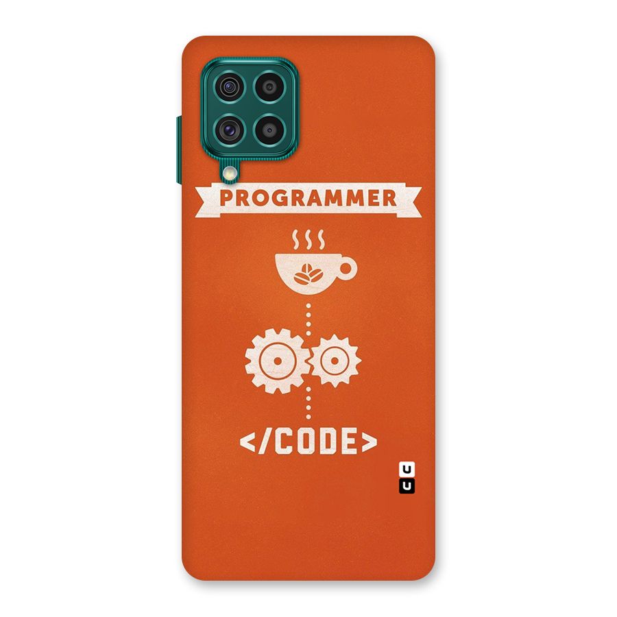 Programmer Coffee Code Back Case for Galaxy F62