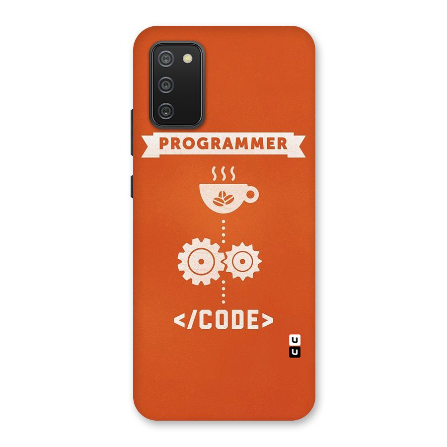 Programmer Coffee Code Back Case for Galaxy M02s