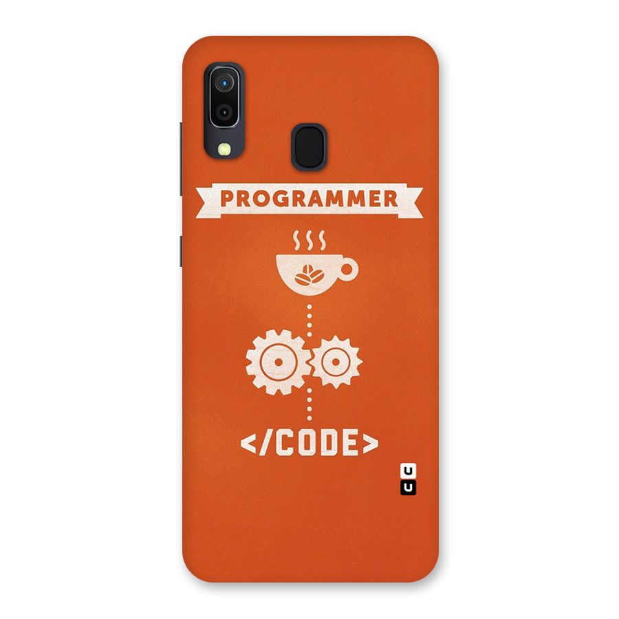 Programmer Coffee Code Back Case for Galaxy M10s