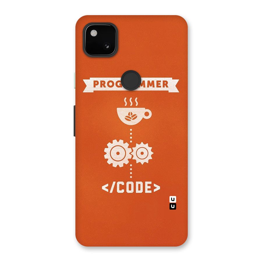 Programmer Coffee Code Back Case for Google Pixel 4a