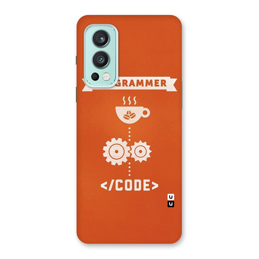 Programmer Coffee Code Back Case for OnePlus Nord 2 5G