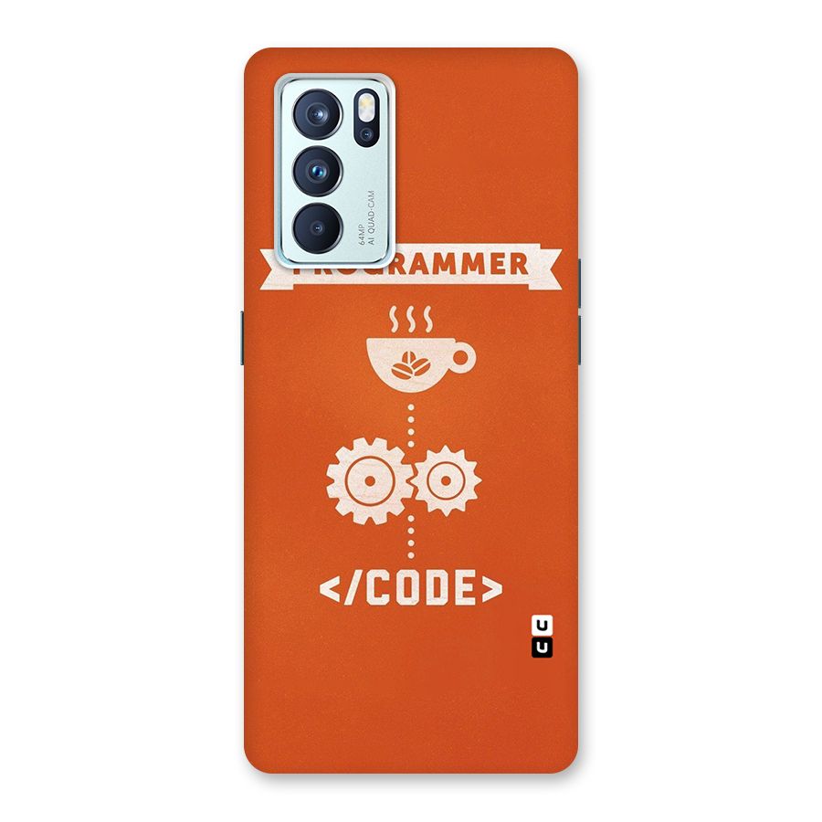 Programmer Coffee Code Back Case for Oppo Reno6 Pro 5G