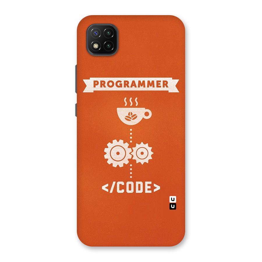 Programmer Coffee Code Back Case for Poco C3