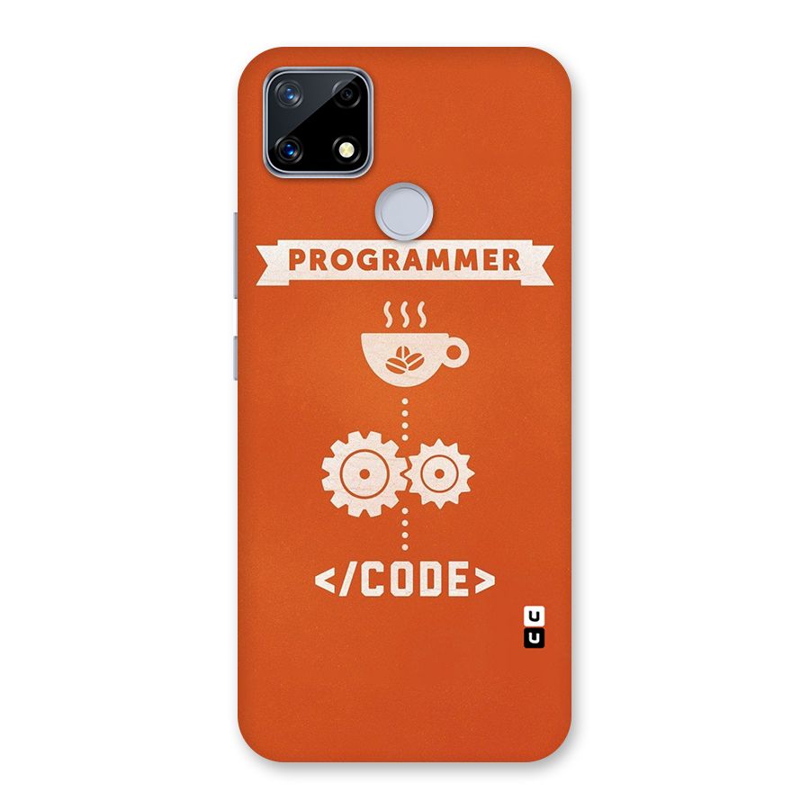 Programmer Coffee Code Back Case for Realme Narzo 20