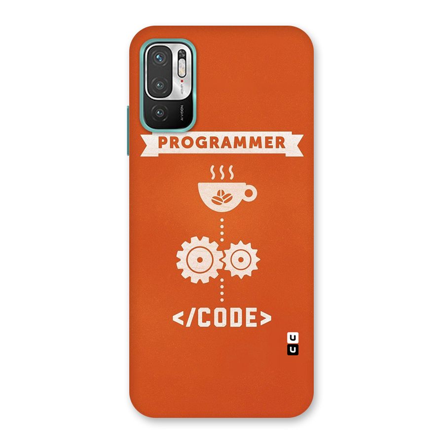 Programmer Coffee Code Back Case for Redmi Note 10T 5G