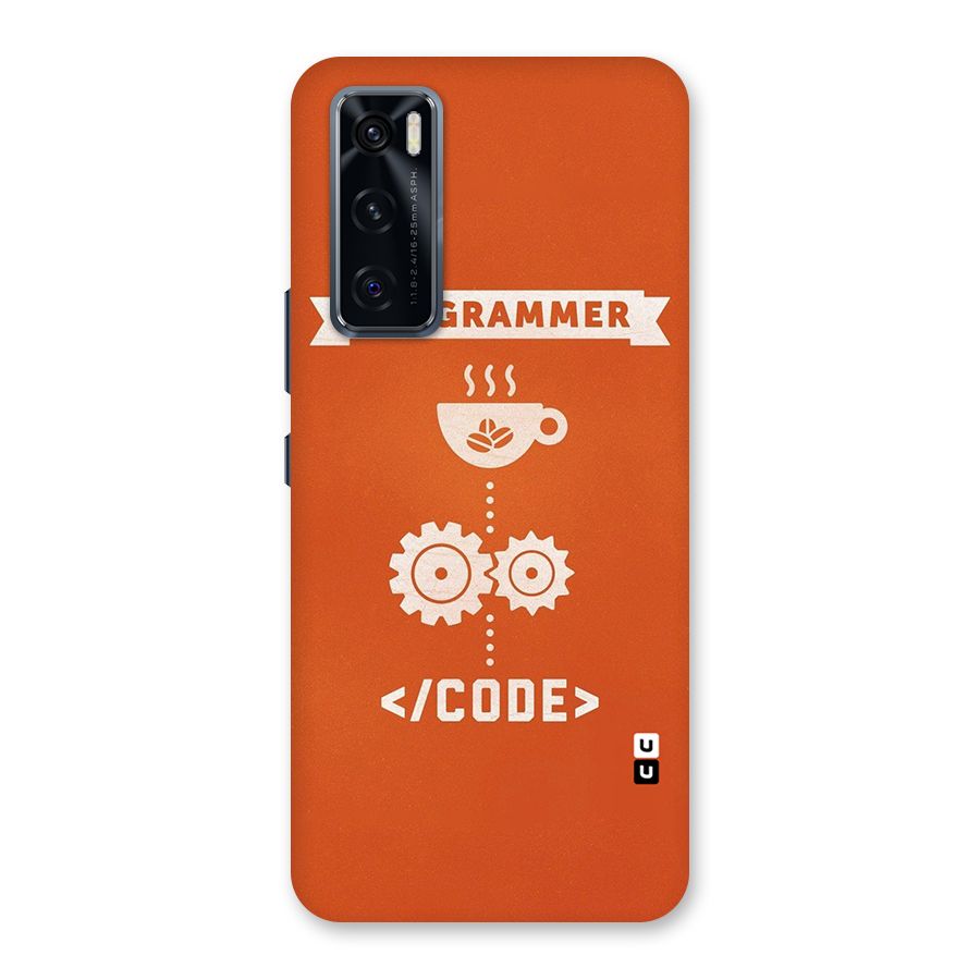 Programmer Coffee Code Back Case for Vivo V20 SE