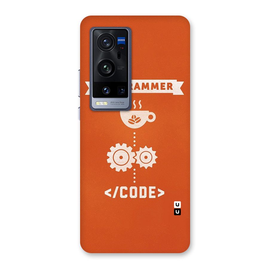 Programmer Coffee Code Back Case for Vivo X60 Pro Plus