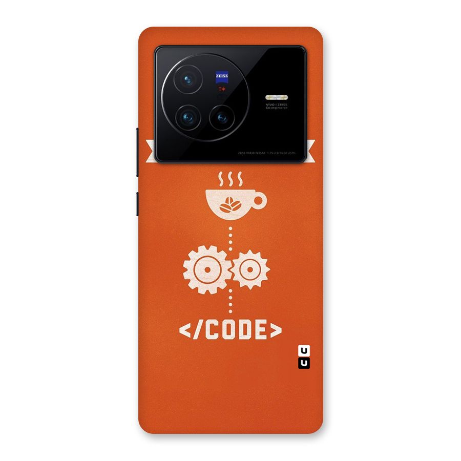 Programmer Coffee Code Back Case for Vivo X80