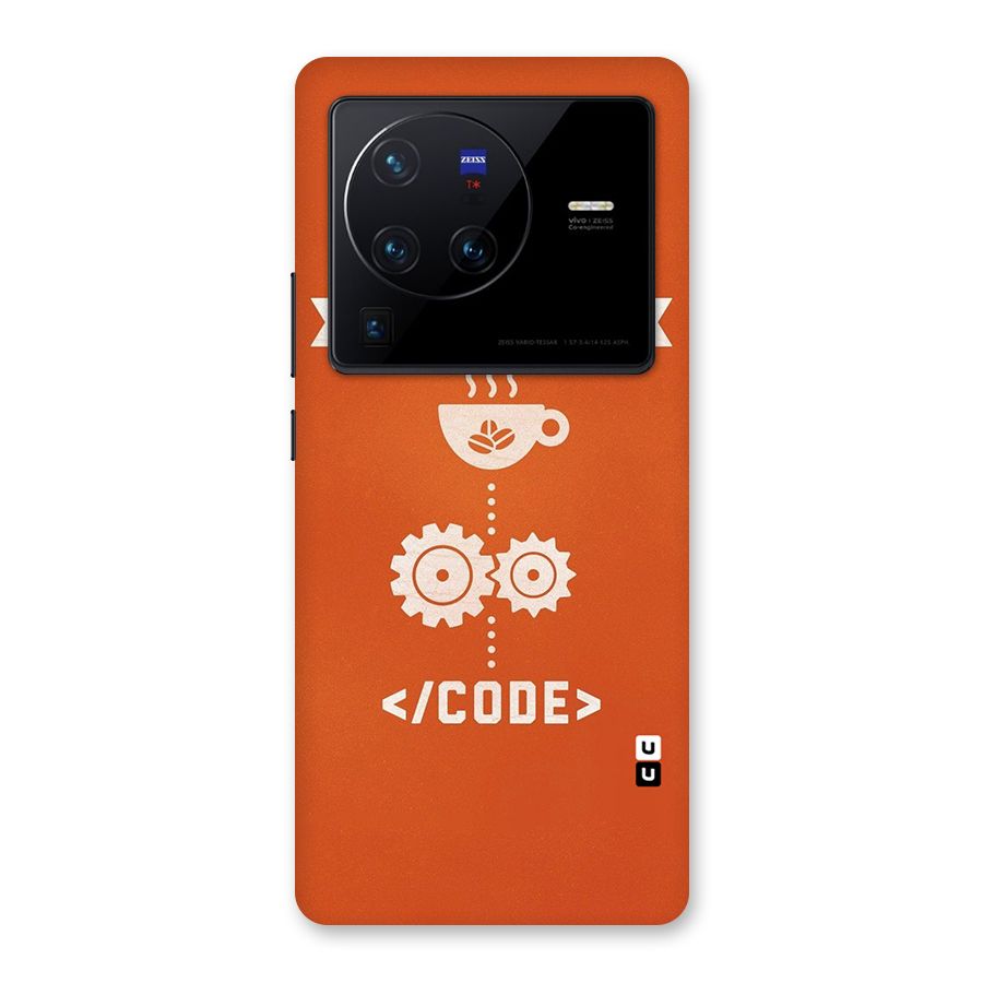 Programmer Coffee Code Back Case for Vivo X80 Pro