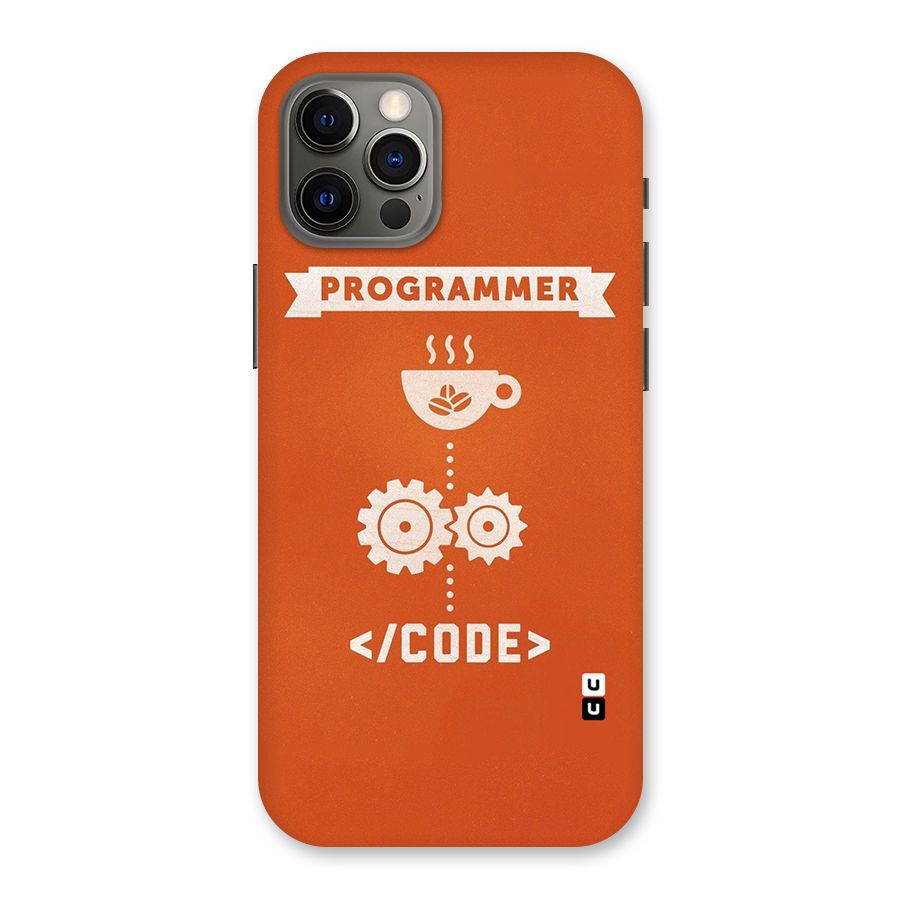 Programmer Coffee Code Back Case for iPhone 12 Pro