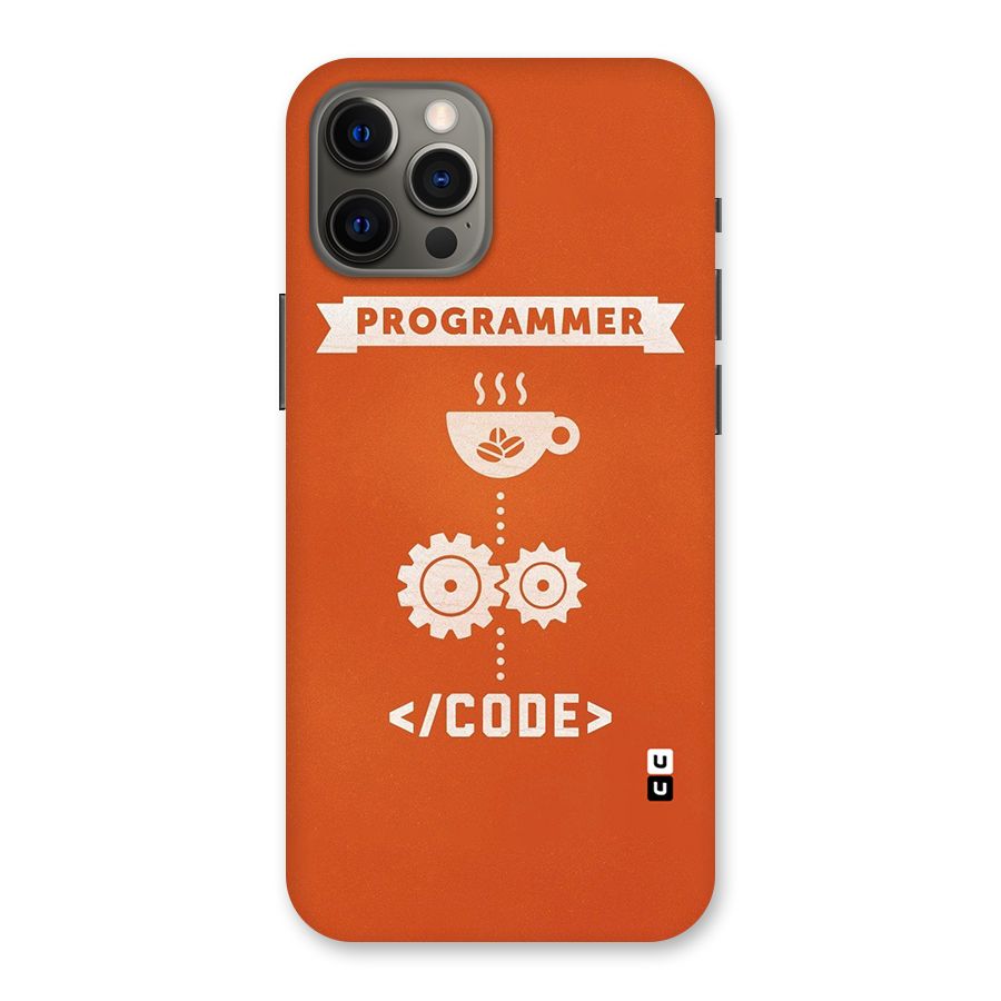 Programmer Coffee Code Back Case for iPhone 12 Pro Max