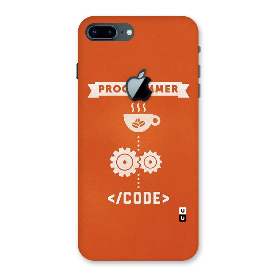 Programmer Coffee Code Back Case for iPhone 7 Plus Apple Cut
