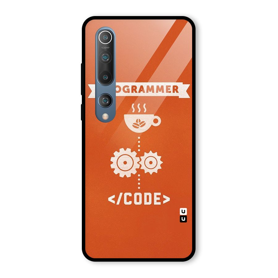 Programmer Coffee Code Glass Back Case for Mi 10