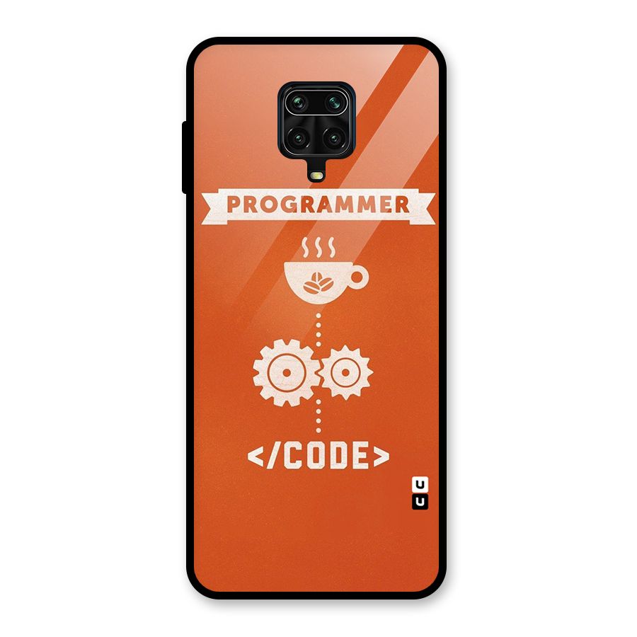 Programmer Coffee Code Glass Back Case for Poco M2 Pro