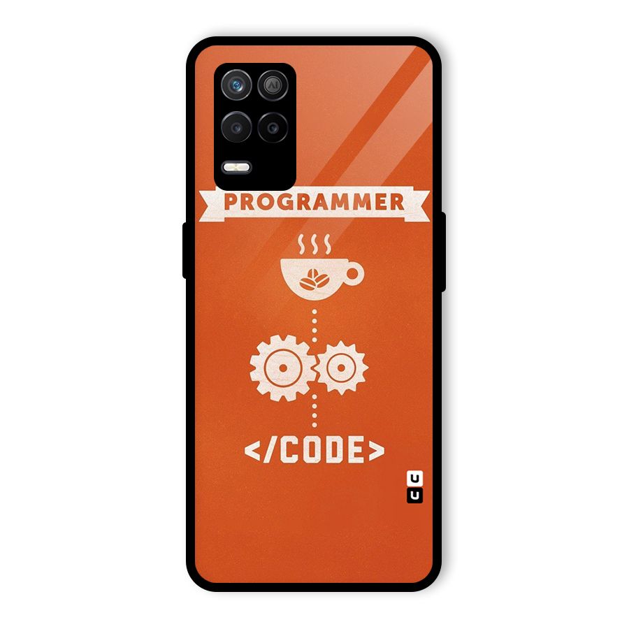 Programmer Coffee Code Glass Back Case for Realme 9 5G