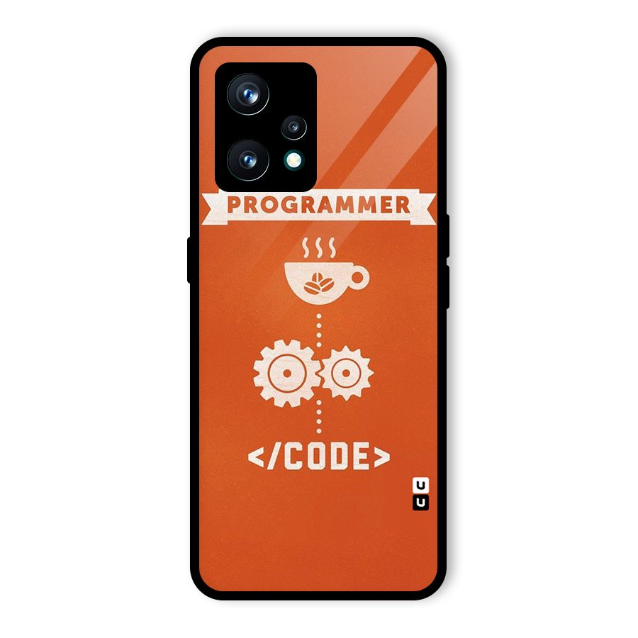 Programmer Coffee Code Glass Back Case for Realme 9 Pro Plus 5G