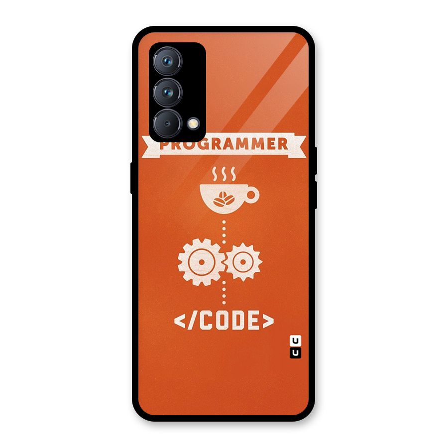 Programmer Coffee Code Glass Back Case for Realme GT Master Edition