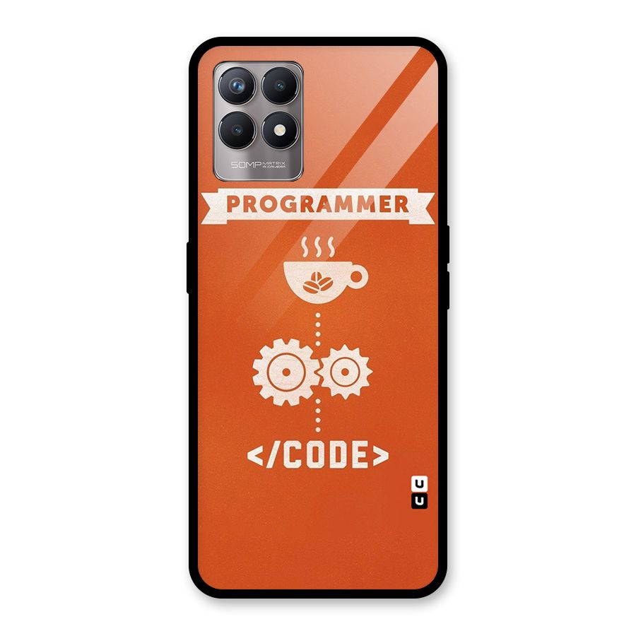 Programmer Coffee Code Glass Back Case for Realme Narzo 50