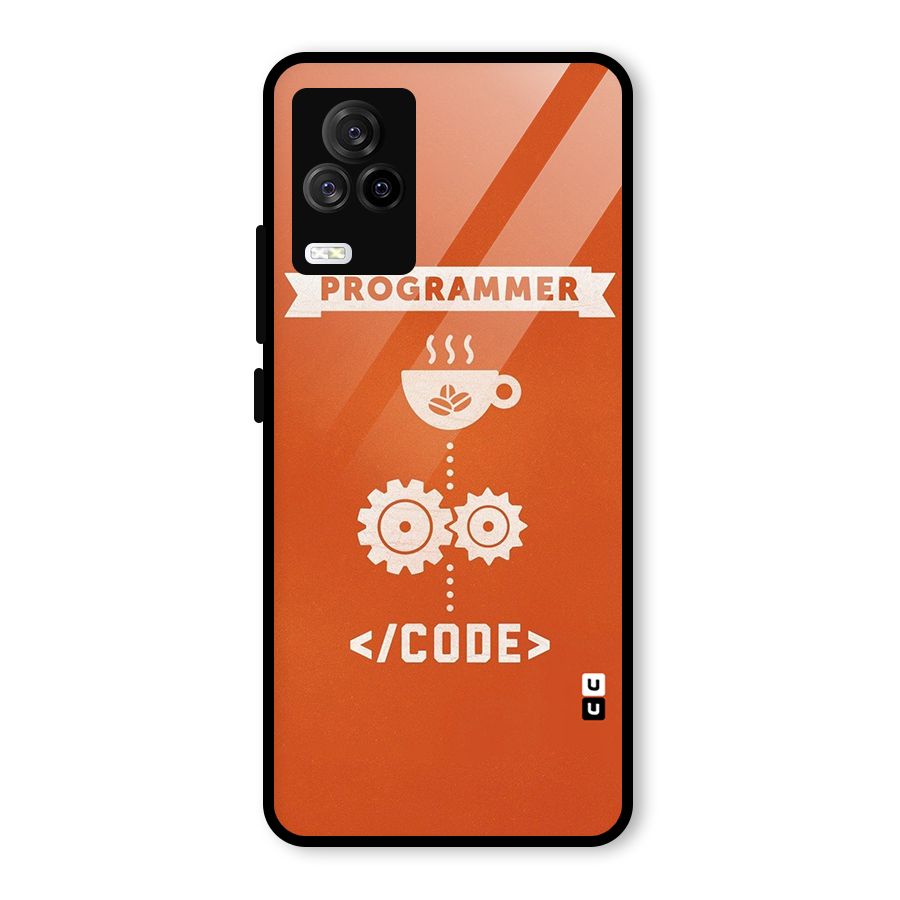 Programmer Coffee Code Glass Back Case for Vivo iQOO 7 Legend 5G