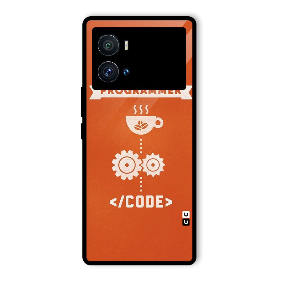 Programmer Coffee Code Glass Back Case for Vivo iQOO 9 Pro