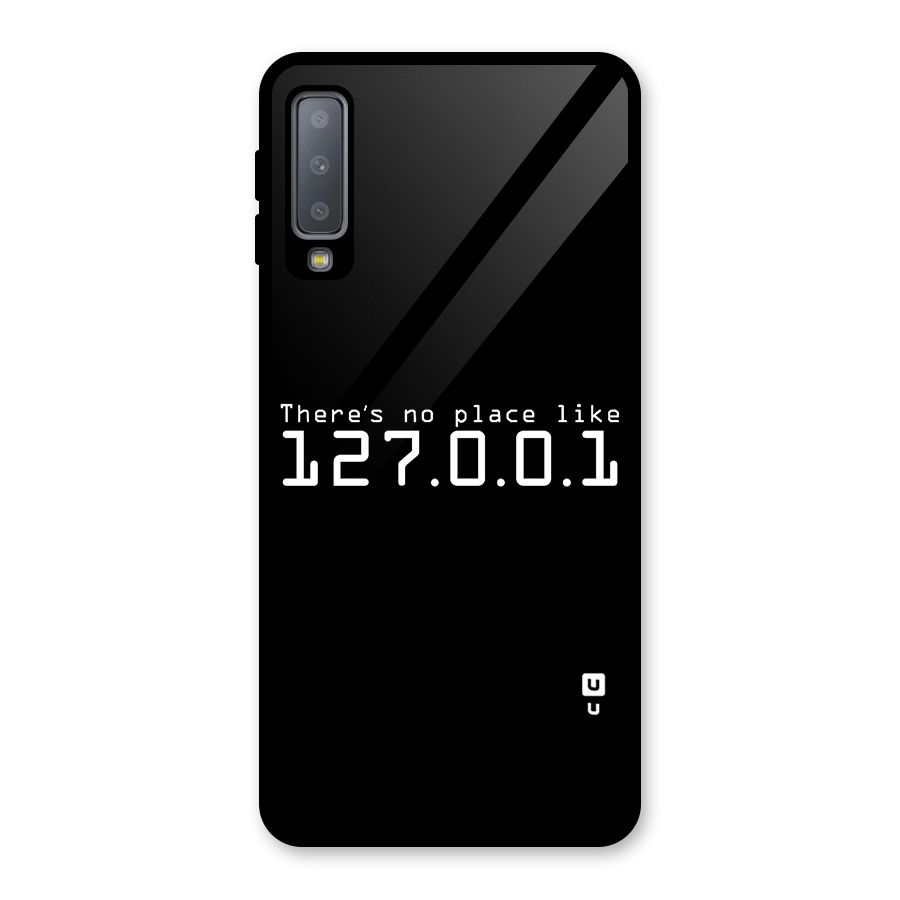 Programmers Favorite Place Glass Back Case for Galaxy A7 (2018)