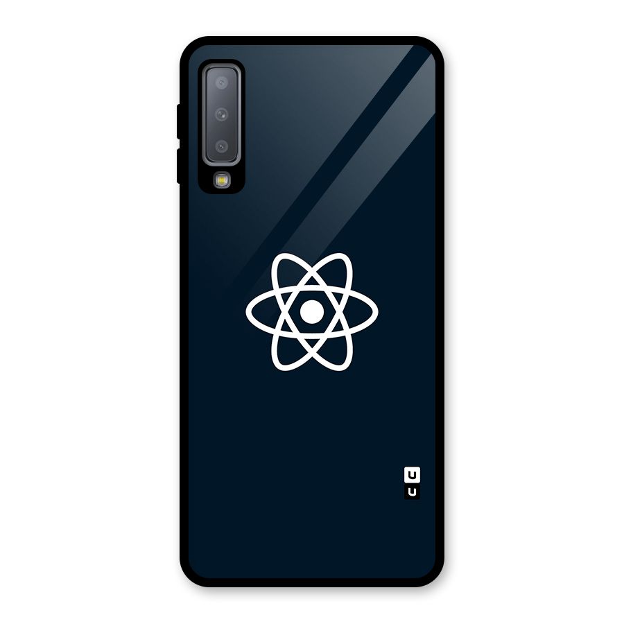 Programmers Language Symbol Glass Back Case for Galaxy A7 (2018)