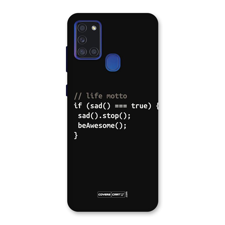 Programmers Life Back Case for Galaxy A21s
