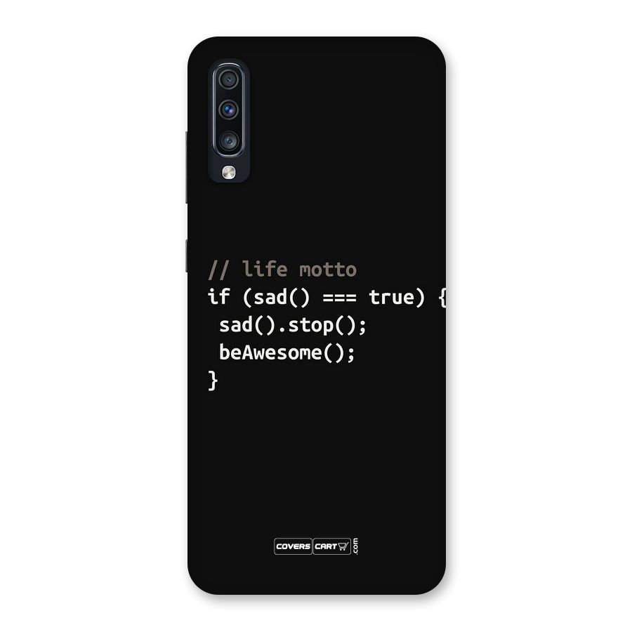 Programmers Life Back Case for Galaxy A70s
