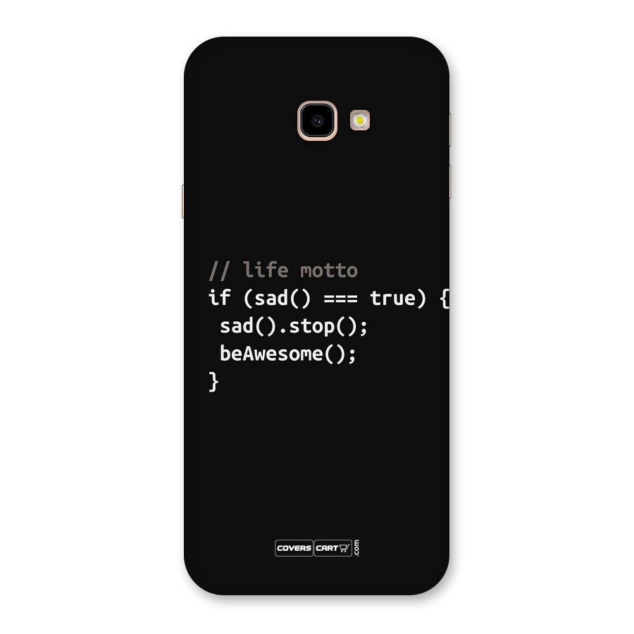 Programmers Life Back Case for Galaxy J4 Plus