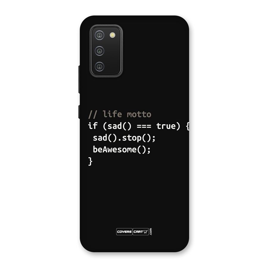 Programmers Life Back Case for Galaxy M02s