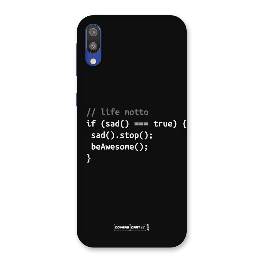 Programmers Life Back Case for Galaxy M10
