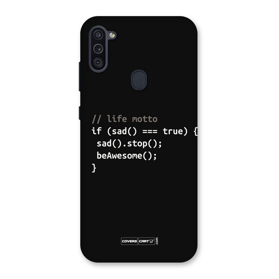 Programmers Life Back Case for Galaxy M11