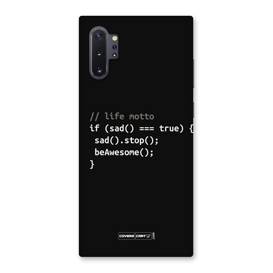 Programmers Life Back Case for Galaxy Note 10 Plus