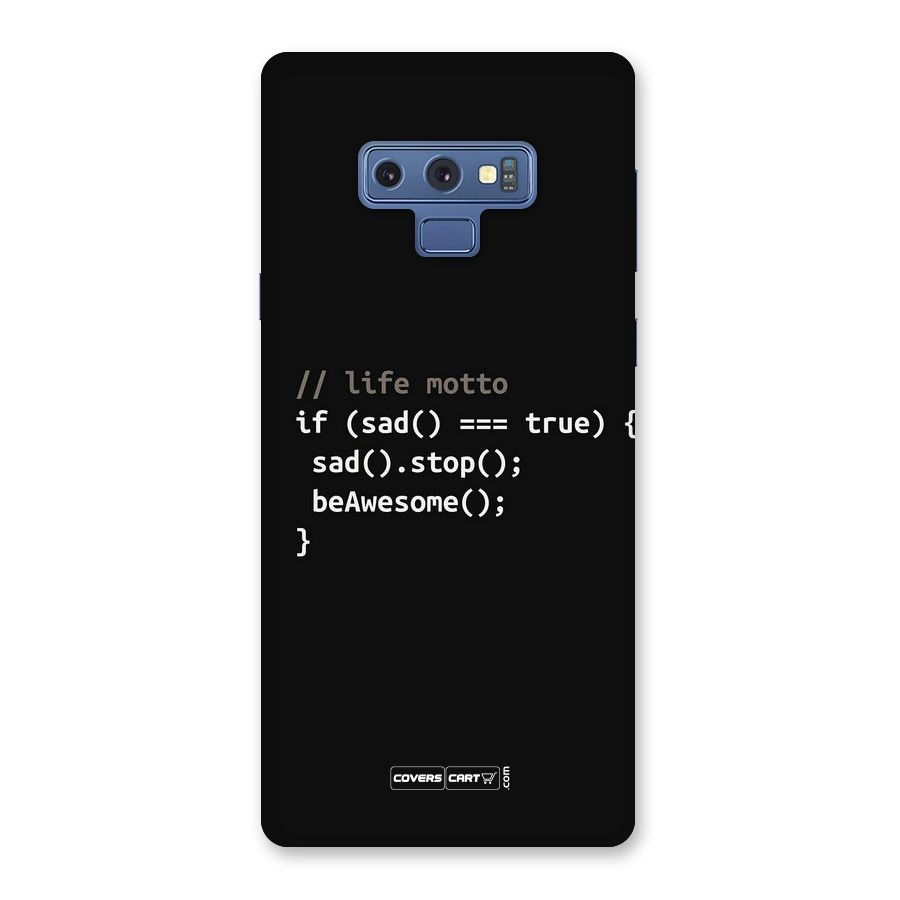 Programmers Life Back Case for Galaxy Note 9
