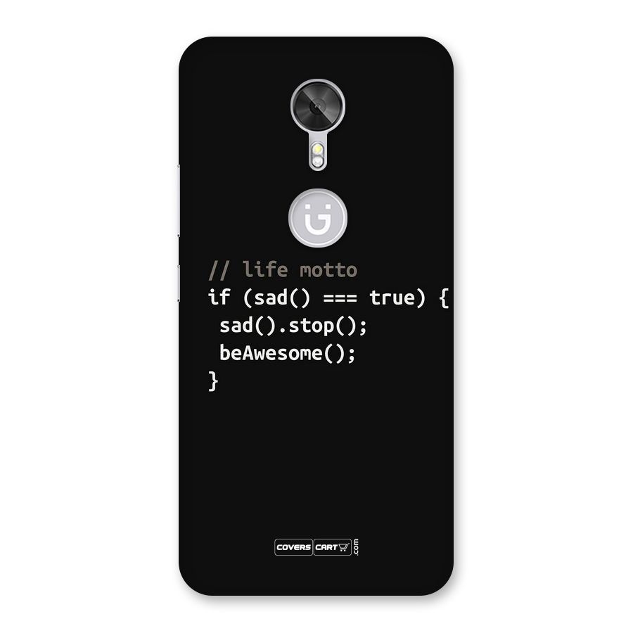Programmers Life Back Case for Gionee A1