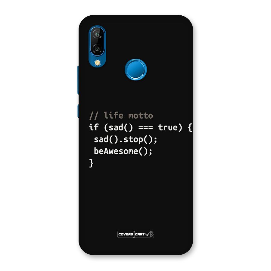 Programmers Life Back Case for Huawei P20 Lite