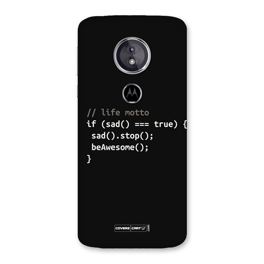 Programmers Life Back Case for Moto E5