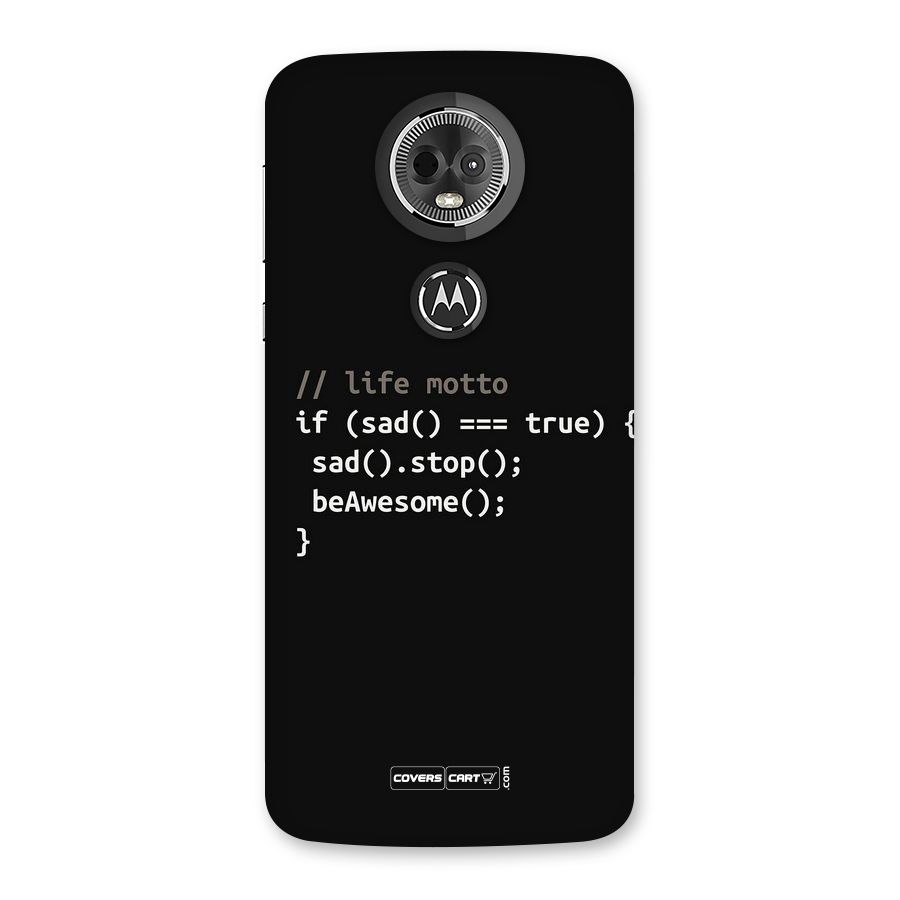 Programmers Life Back Case for Moto E5 Plus