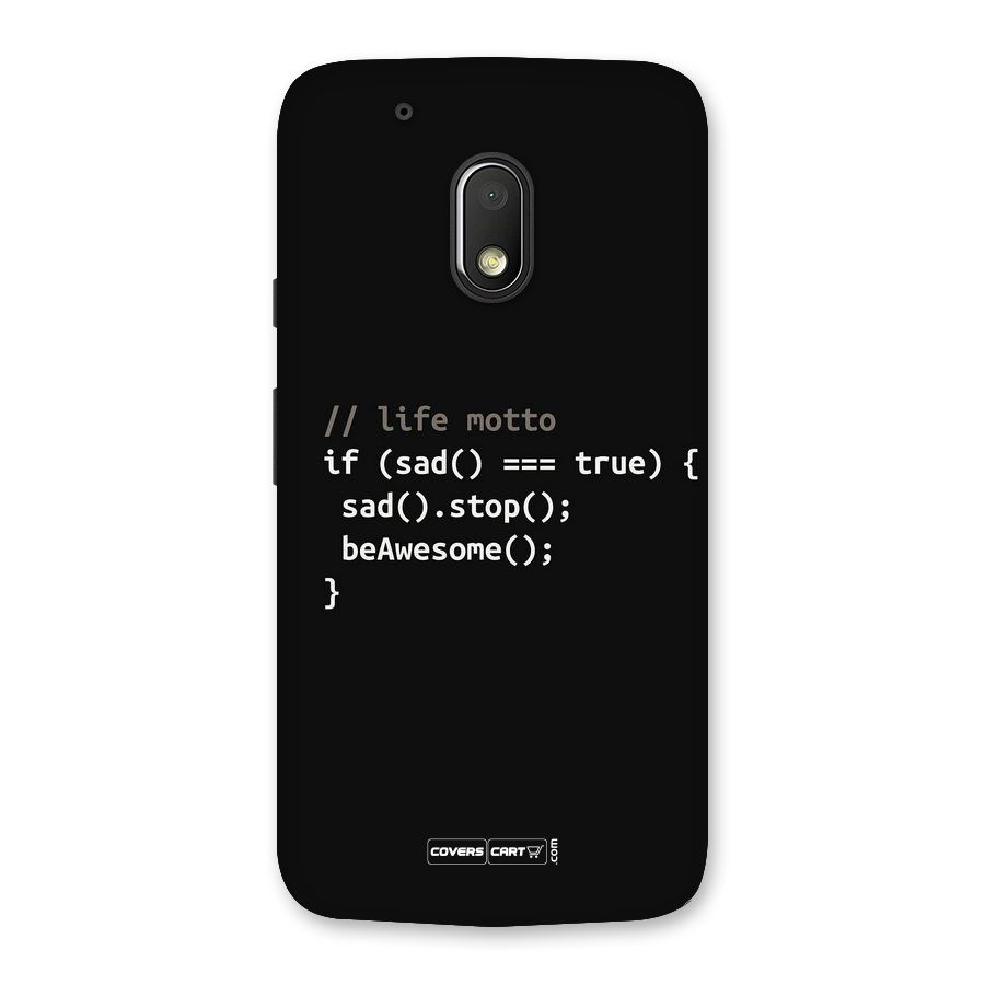 Programmers Life Back Case for Moto G4 Play