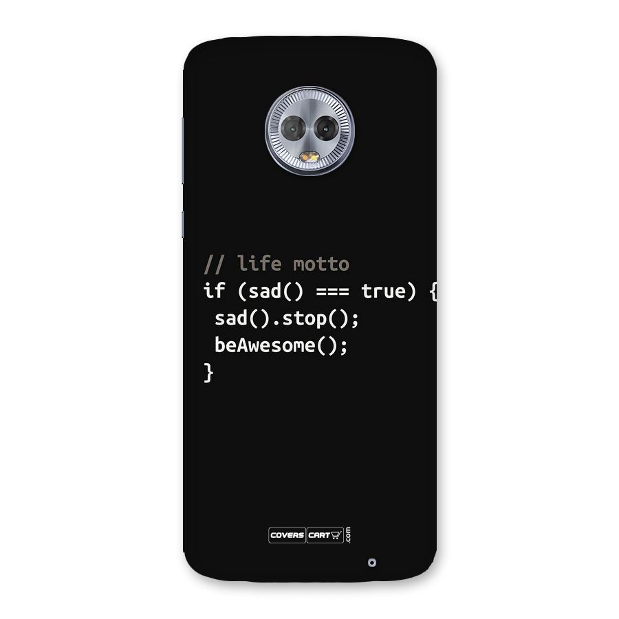 Programmers Life Back Case for Moto G6 Plus