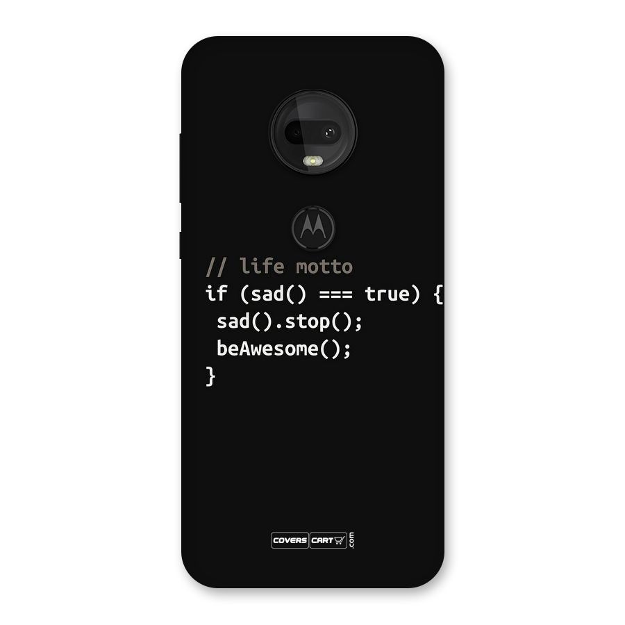 Programmers Life Back Case for Moto G7