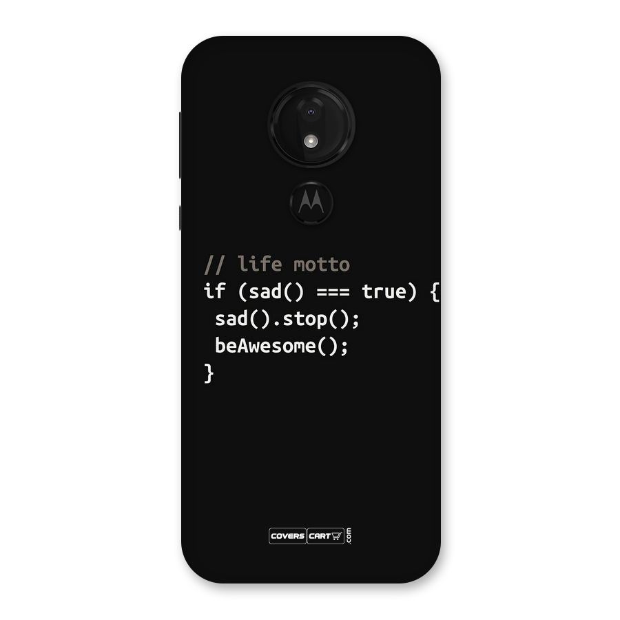 Programmers Life Back Case for Moto G7 Power