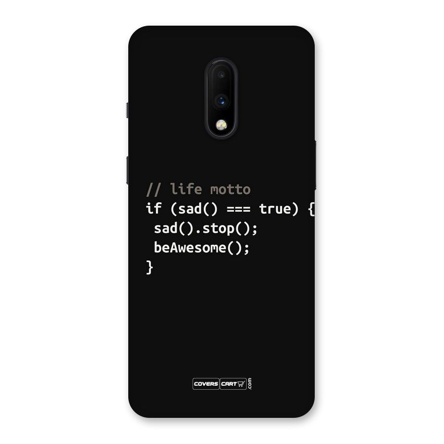 Programmers Life Back Case for OnePlus 7