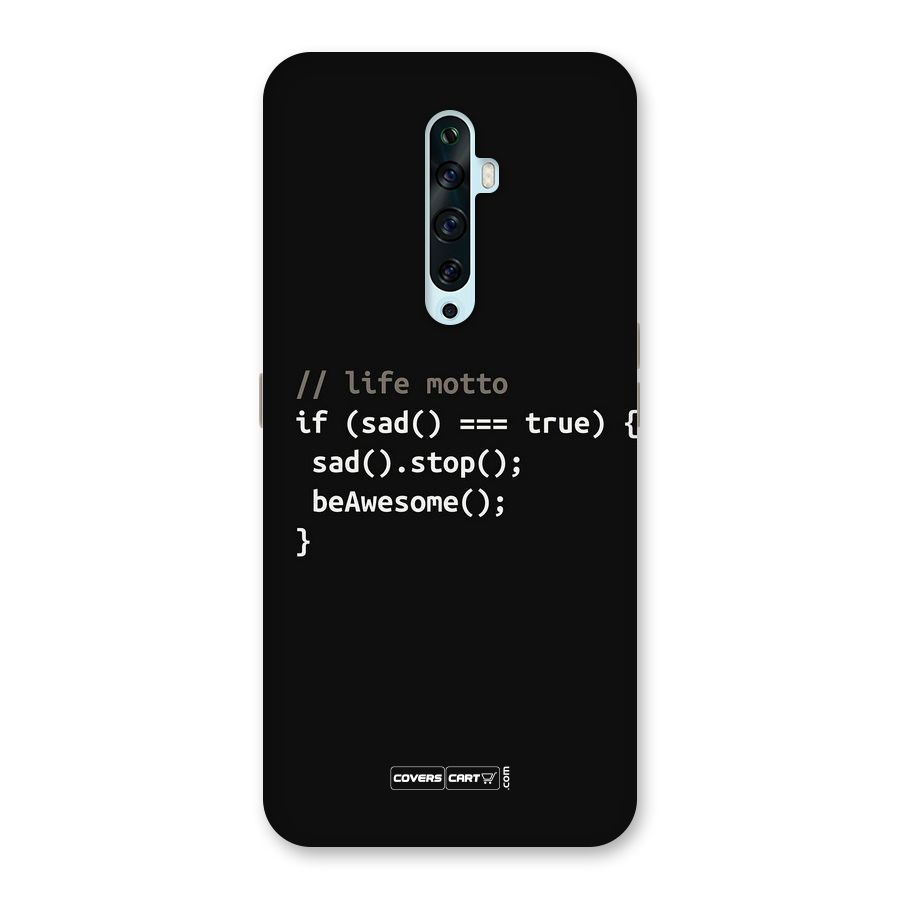 Programmers Life Back Case for Oppo Reno2 F