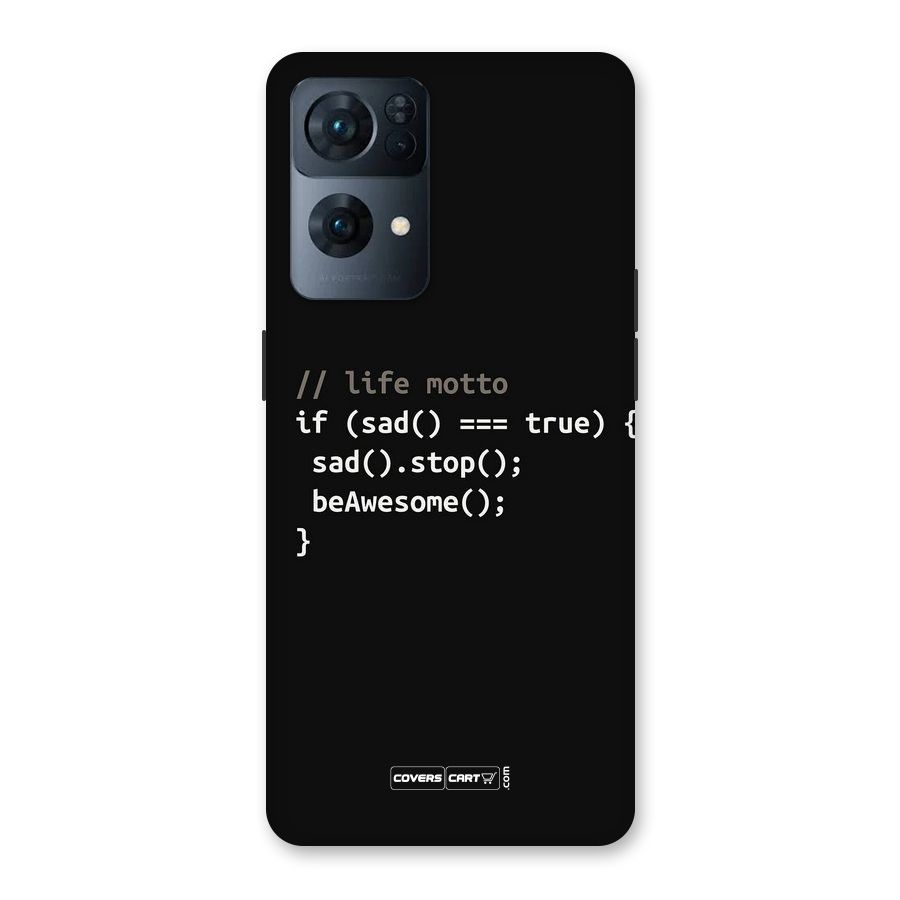Programmers Life Back Case for Oppo Reno7 Pro 5G