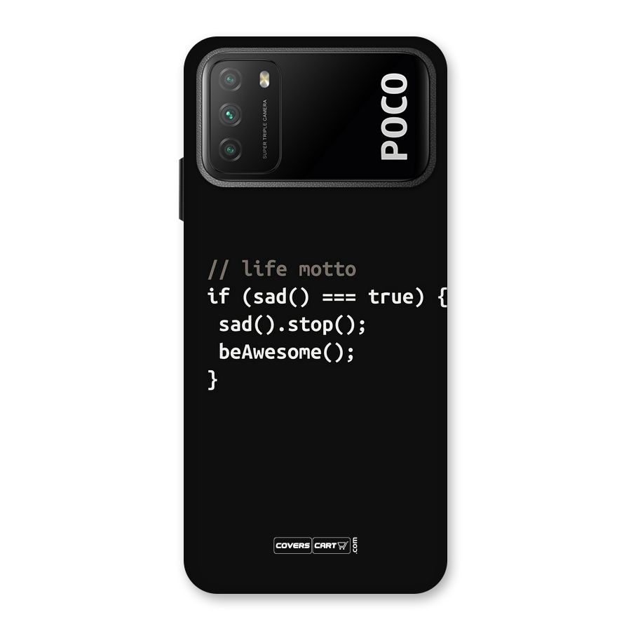 Programmers Life Back Case for Poco M3