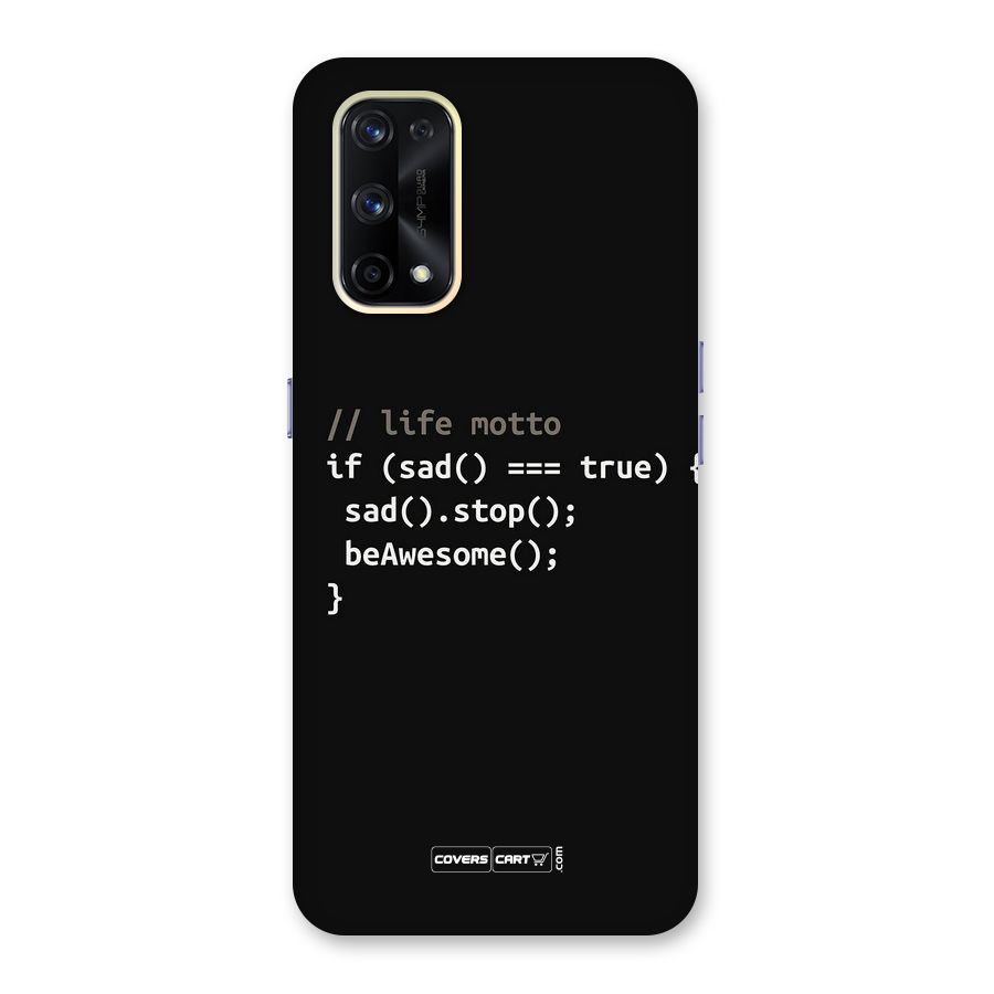 Programmers Life Glass Back Case for Realme X7 Pro