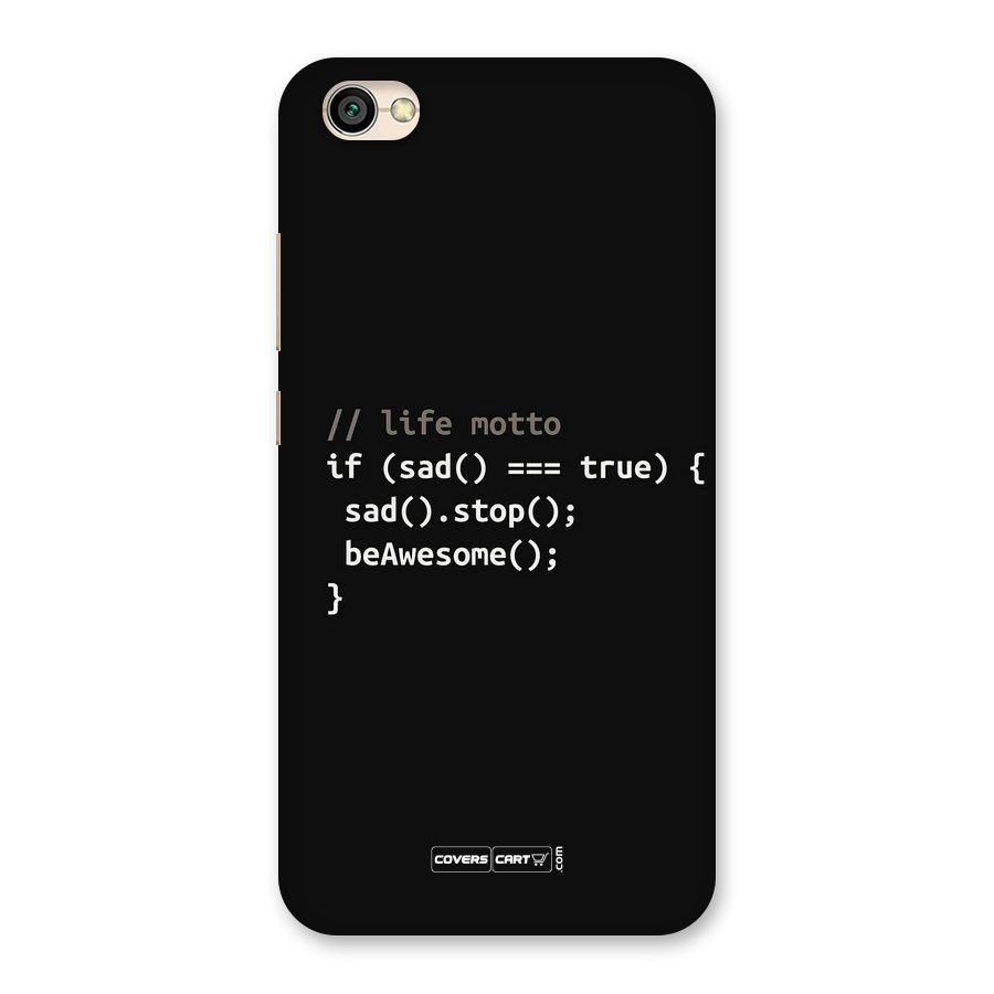 Programmers Life Back Case for Redmi Y1 Lite