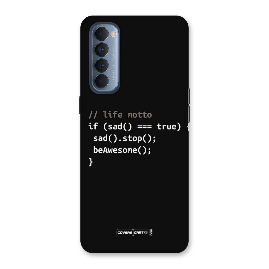Programmers Life Back Case for Reno4 Pro